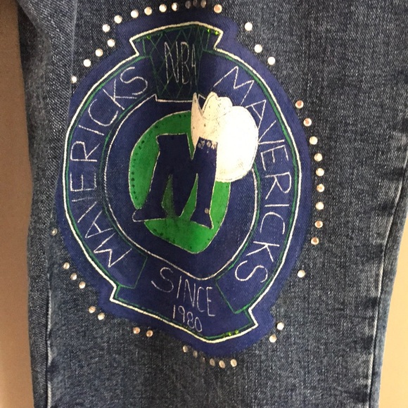 Ralph Lauren jeans HandPainted MAVS 20W - Picture 2 of 8